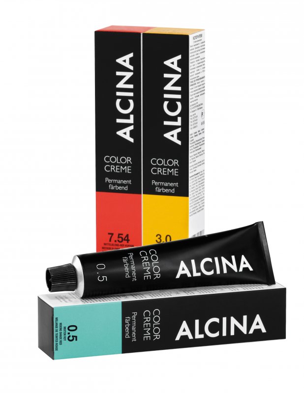 Alcina Color Creme Intensiv Tönung 5.4 - 60 Ml, Grauabdeckend Bis 60%, Mit Pflege
